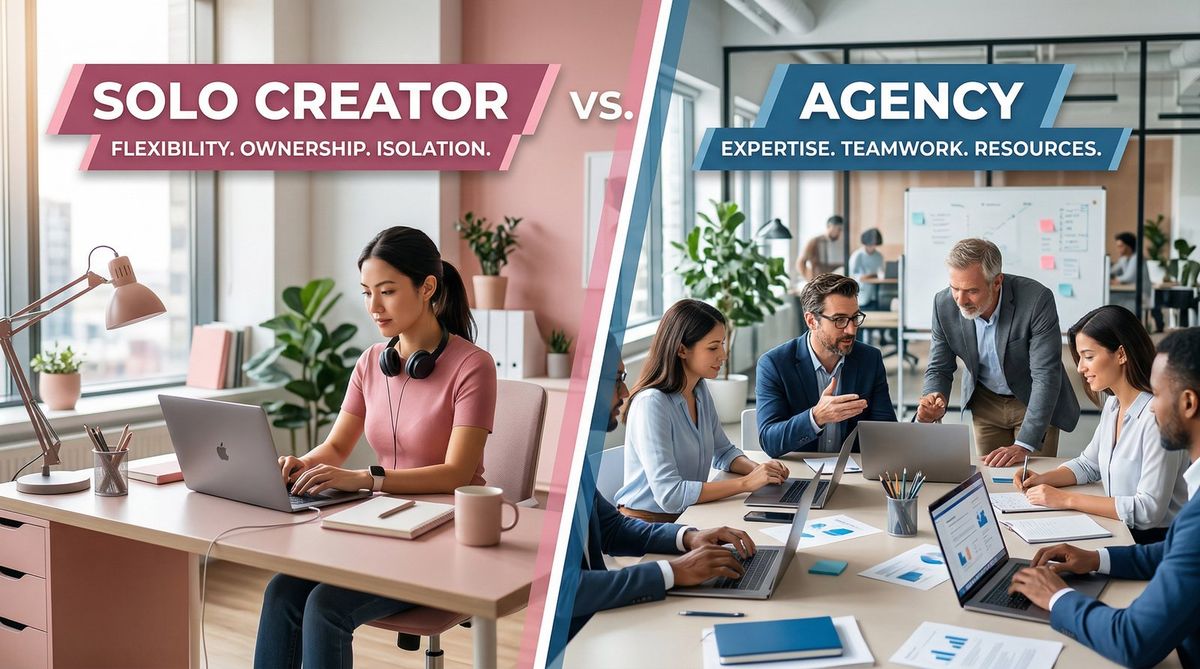 Agencia OnlyFans vs. Solo: &iquest;Qu&eacute; Camino Es Mejor?
